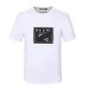 T-shirt pour hommes T-shirt imprimé à carreaux pour femmes T-shirt polo Chemise haut décontracté pour hommes Chemise de lettre de poitrine Vêtements de luxe Short de rue Vêtements à manches T-shirt