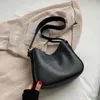 Schoudertassen Pu Lederen Crossbody Tas Voor Vrouwen 2024 Vintage Grote Dames Tote Koreaanse Mode Luxe Designer Vrouwelijke Handtassen