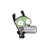 Invader ZIM Broche Emaille Pins Grappige Cartoon Animatie Metalen Badges Revers Accessoires Sieraden Pin Cadeau voor kinderen