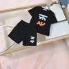 2 pezzi nuovi set di abbigliamento per bambini con stampa sul marchio estivo Baby boy outfit per bambini set di abbigliamento Shorts Shorts Set for Toddler Girls