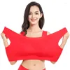 BHs Nessayoo Drop Link 3 teile/satz Plus Größe Nahtlose BH Für Frauen Unterwäsche BH Sexy Bralette Mit Pad Top Weste-stil