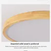 천장 조명 Nordic Ultra-Thin Led Led Wooden for Living Room Bedroom 램프 목재 고정 장치 현대 아크릴 전등