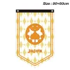 Akcesoria 90x60cm Bizarre Adventure Anime Banner Flag Flag Flag Flag Kurtyn Hanging Tkanin Plakat Cosplay Party Decor KTV Flag Prezent