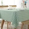 Woven Table Cloth PVC Waterproof Oilproof Dining Tablecloth Kitchen Decorative Rectangular Coffee Cuisine Party Table Cover Map