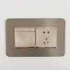 2024 New Simple Anti-Dirty Buckle Type Non-Adhesive Dustproof Switch Protective Cover Outlet Wall Sticker for Home Living Room Decor