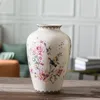 Vases 2024 Chinese Handmade Ceramic Vase Craft Gift Creative American Country Decoration Living Room