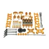 Carros Wltoys 144001 144002 144010 124017 124019 Atualizações de metal Kits de modificação de peças Conjunto de amortecedor de braço oscilante Acessórios para carro RC