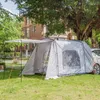 Tents And Shelters Camping Car Trunk Tent SUV Rear Waterproof Auto Tail 6 Person Awning Sun Shelter Self-driving Accessory