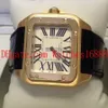 Fornitore di fabbrica 100 XL Oro giallo 18 carati W20071Y1 Orologio meccanico automatico da uomo Orologi da polso da uomo Corda in pelle 2897