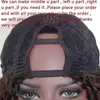 Wigs ombre in pizzo platino biondo wavy u parte 1x4 parrucca di capelli umani aperti medio per donne remy malaysian 200dsensità fl hine fatto goccia dropliv dhr4u 625 parrucche