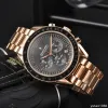 Montres-bracelets pour hommes Nouvelles montres pour hommes Six aiguilles Tout le cadran fonctionne Montre à quartz de haute qualité Top Marque de luxe Chronographe horloge Ceinture en acier mode mer