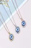 Collier pour les yeux diaboliques troisième yeux bleus amulet pendentif délit ojo collier de chaîne en or kabbale protection bijoux de mode réglable gif6422142