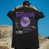 FI Erkekler için Yeni T-Shirts 3D Celestial Planet Baskı Erkek Giyim Sıradan Kısa Kişeli Büyük Boyut Tişört Sokak Harajuku Tees T4C8#