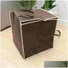 Contenitori monouso da asporto in tessuto non tessuto Tote Bag Cooler Borse per la consegna di cibo Generi alimentari 40 X 43 cm Drop Casa Giardino Cucina Sala da pranzo Ot57X