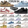 Bad Bunny Designer Forum 84 Boucle Low Running Casual Chores Yellow Cream Blue Tint Core Black Benito Pâques Egg Men Patchwork White White Femmes Outdoor Trainers Sneakers