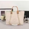 2024 Designer Classic Evening Bags Luxury Handbag Fashion Pearl Brand Label Backpack Womens Beach Handbags Purse Women Canvas Ladi237v