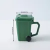 Canecas estilo industrial lata de lixo forma copos 400ml cerâmica café bebidas recipiente novo presente criativo