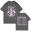 イタリアのロックバンドManeskin Tシャツラッシュ！ワールドツアー2023審美的なビンテージTシャツ男性女性ヒップホップ特大ティーストリートウェアQ73E＃