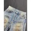Jeans pour femmes de haute qualité!Américain Vintage Lavé Paresseux Sexe Désinhibé Trous Cassés Personnalité Décontractée Sale