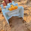 1 Set Bambini Giochi da spiaggia Giocattoli Castello di sabbia Stampo Pala/Rastrello/Secchio/Bulldozer Strumento Bambino Ragazzi Ragazze Divertente Scavo di sabbia Giocattolo 240321