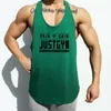 Sommarkörning snabbtorkande väst kroppsbyggande stringer tank topp mens fit ärm ärm skjortor gym kläder tryckt undertröja y04e#