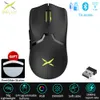 Delux M800 PRO PAW3370 Optical Bluetooth Wireless Gaming Mouse 19000 DPI Programmable Rechargeable Ergonomic Wired Mice For PC 240309