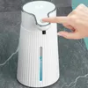 Dispensador de jabón líquido, dispensadores automáticos de 400ml, carga USB, lavadora de manos inteligente, Sensor infrarrojo sin contacto