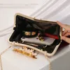 Evening Bag Hand Pearl Wrist Dinner Bag with Diamond Cheongsam Banquet Bag