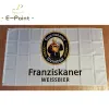 액세서리 Franziskaner Weissbier Beer 플래그 3ft*5ft (90*150cm) 크기 홈 플래그 배너 실내 야외 장식 Ber21을위한 크리스마스 장식