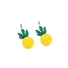 Dangle Earrings Fashion Pineapple Ladies Cute Personality Girl Fairy Gas Wild Temperament All-Match Female Accessories