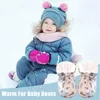 Boots Soft Soled Baby Shoes Winter Drawstring Warm Design For Car Travel Outdoors Home And Walking