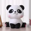 Dozen schattige panda piggy bank voor kinderen kinderen volwassenen speelgoed cadeau grote cartoon dieren geld spaarbox munten bankbiljetten safe storting