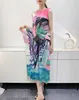 2023 New Luxury ISSEY Fashion Pleated Dress Womens Style Pleated Dress Digital Print Tank Top Skirt