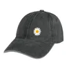 Berets Cute Daisy Print Cowboy Hat Custom Man For The Sun Baseball Men Women's