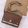 Luxe Designer Tas Horseferry Canvas Mode Vrouwen Crossbody Tassen Koeienhuid Rand TOP Kwaliteit Bussiness Dame Jurk Handtas