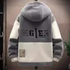 Koreanische Männer Winterjacken Reißverschluss Strickjacke Mantel Fleece Dicke Warme Gepolsterte Pullover Jacke Künstliche Pelz Luxus Männliche Kleidung L5sf #