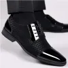 Botas SEO Moda de moda de vestido de vestido masculino Oxfords Designer masculino Sapatos diários de couro PU Sapatos 3848