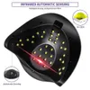 216W nageldroger UV LED-nagellamp voor het uitharden van alle gelnagellak met bewegingsdetectie Professionele manicure salongereedschapsapparatuur 240321