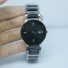 Nya modemän Women Watches Quartz Movement Luxury Watch for Man Wristwatch Ceramic Watches RD06152D