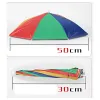 Accessoires Yada 8 os 50 Cm casquette de pêche parapluie pluie femmes Uv parapluie ensoleillé et pluvieux pour femmes coupe-vent tête parapluies casquettes Ys0018
