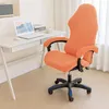 Housses de chaise, protection de jeu facile à installer, housse élastique épaisse avec fermeture à glissière pour le confort de l'ordinateur