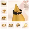 20Style Never Fade S Classic Designer Ring Womens Rings Fashion rostfritt stål Graverade bokstavsmönster Guldpläterad storlek Högkvalitativ 6-8 grossist