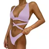 Traje de baño para mujer Vendaje Moda Anti-deformado Traje de baño para mujer Conjunto de bikini especial dividido para actividades acuáticas