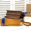 10A DAUPHINE Designer Shoulder Bags Luxury Tote Handbags Women Totes Genuine Leather Reverse Brown Old Flower Handbag Fashion Purse Woman Classic Chain Bag