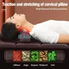 Electric Massage Mattress Vibrating Heating Infrared Massager Cushion For Neck Back Foot Full Body Pain Stress Relief Relax 240309