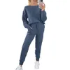 PRETTYGARDEN Dames 2-delige outfits, mouwtrui, tops en lange broek, trainingspak, truisets