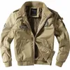 Mannen Winterjas Zware Fleece Mannelijke Vest Bommenwerper Aviati Jumper Air Force One Man Esthetische Kleding Werkkleding Militaire Jas p8m0 #