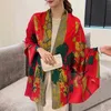 Sarongs Silk Feeling Beach Stoles Womens Scarf Summer Fashion Print Shawl Bag Kerchie Headband Foulard Headband Bandana Accessories New 24325