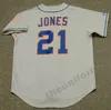 Hommes des années 1973-1990 Nouveau CLEON JONES WARREN SPAHN KEVIN McREYNOLDS RAY KNIGHT ART SHAMSKY WILLIE MAYS DAVE KINGMAN FRANK VIOLA Throwback York Baseball Jersey S-5XL