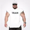 mens Bodybuilding Tank Top Gyms Fitn Sleevel Shirt 2024 New Male Cott Clothing Fi Singlet Vest Undershirt T Shirt A38o#